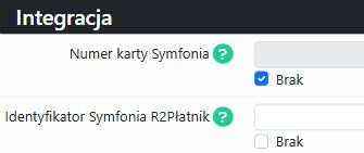 Formularz uzupełniania identyfikatora pracownika