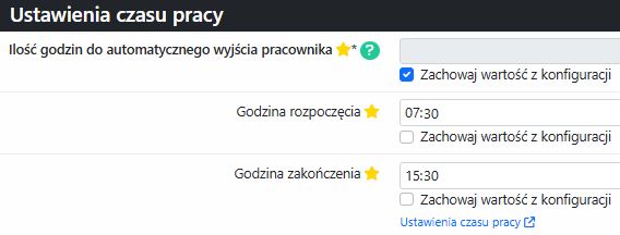 Zaokrąglanie czasu pracy